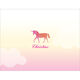 Magical Shades of Pink Unicorn Foldover Note Cards Image 2 of 3
